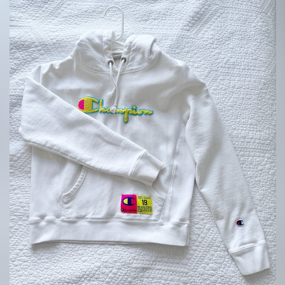 Champion white sweatshirt